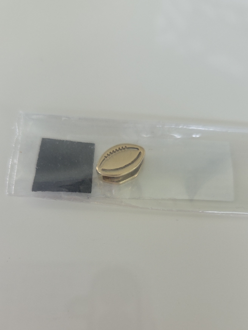 KEEP Collective Gold Football Charm Slide Bead